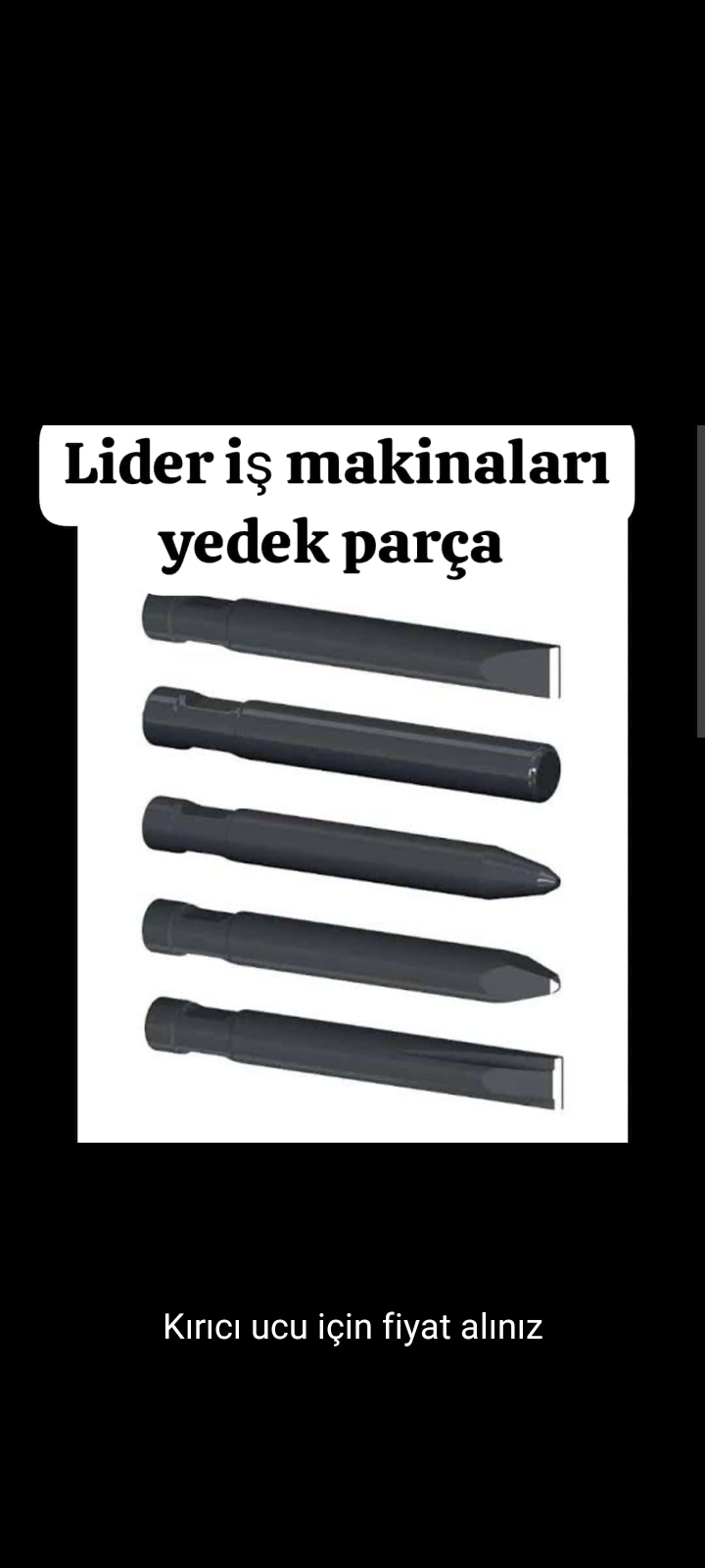 Lider İş Makineleri Yedek Parça 